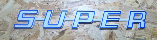 LETRERO SUPER SCANIA PARA CALANDRA PARRILA