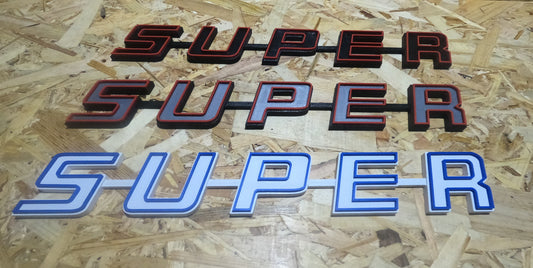 LETRERO SUPER SCANIA PARA CALANDRA PARRILA